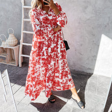 Load image into Gallery viewer, Fashion Floral Printed Loose Fit Maxi Dress
