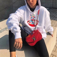 Load image into Gallery viewer, Hooded Printed Sweatshirt
