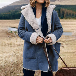 Classic Plush Thick Warm Cotton Coat
