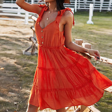 Load image into Gallery viewer, V-Neck Casual Dress
