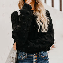 Load image into Gallery viewer, Puff Sleeve Knitted Sweater
