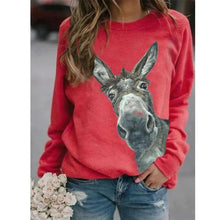 Load image into Gallery viewer, Printed Casual Pullover Sweater
