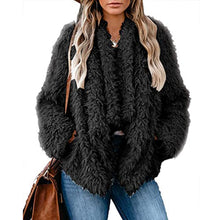 Load image into Gallery viewer, Plush Solid Color Long Sleeve Coat
