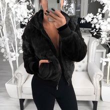 Load image into Gallery viewer, Faux Fur Plush Jacket
