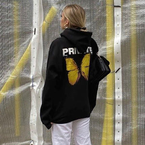 Butterfly Print Sweatshirt