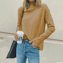 Load image into Gallery viewer, Turtleneck Solid Color Pullover Sweater
