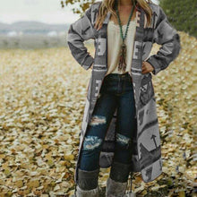 Load image into Gallery viewer, Vintage Printed Long Outerwear
