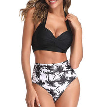 Load image into Gallery viewer, Vintage High Waist Printed Bikini Swimwear
