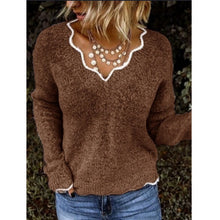 Load image into Gallery viewer, Solid Color Loose Fit Women Pullover Sweaters
