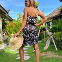 Load image into Gallery viewer, 2021 Summer Floral Sling Mini Dress
