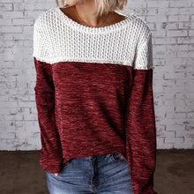 Load image into Gallery viewer, Hollow Stitching Pullover Sweater
