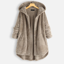 Load image into Gallery viewer, Hooded Fleece Coat

