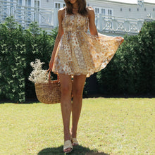 Load image into Gallery viewer, 2021 Summer Big Swing Sling Floral Print Dress
