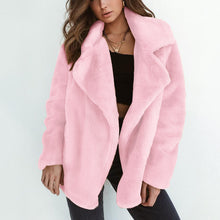 Load image into Gallery viewer, Plush Lapel Coat
