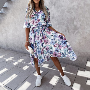 Fashion Floral Print Dress