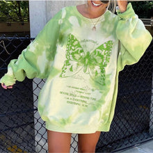 Load image into Gallery viewer, Tie-dye Printed Round Neck Sweatshirt
