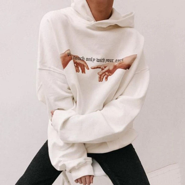 Casual Printed Hoodies Sweatshirt
