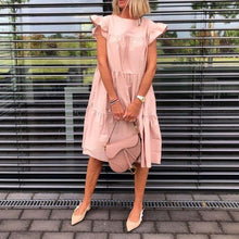 Load image into Gallery viewer, Sweet Casual Loose Fit Vacation Maxi Dress
