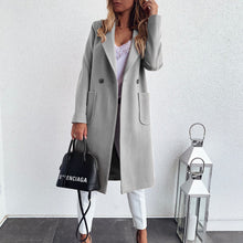 Load image into Gallery viewer, Fashion Solid Color Classic Long Coat
