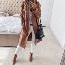 Load image into Gallery viewer, Fashion Solid Color Classic Long Coat
