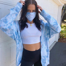 Load image into Gallery viewer, Tie-dye Hoodie Coat
