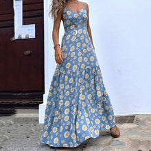 Load image into Gallery viewer, Fashion Floral Printed Vacation Maxi Dress
