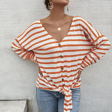 Load image into Gallery viewer, Striped Knitted Sweater
