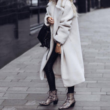 Load image into Gallery viewer, Fleece Lapel Buttoned Coat
