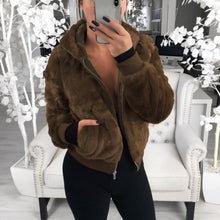 Load image into Gallery viewer, Faux Fur Plush Jacket
