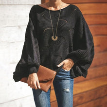 Load image into Gallery viewer, Hollow Chain Link Loose Sweater
