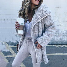 Load image into Gallery viewer, Warm Plush Wool Trench Coat
