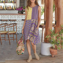 Load image into Gallery viewer, Fashion Boho Printed Casual Vacation Dress
