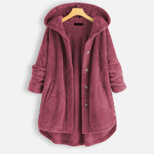 Load image into Gallery viewer, Hooded Fleece Coat
