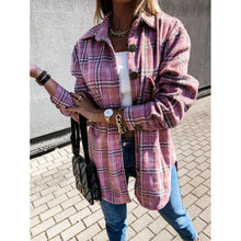 Load image into Gallery viewer, Retro Casual Plaid Shirt Cardigan

