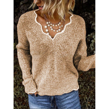 Load image into Gallery viewer, Solid Color Loose Fit Women Pullover Sweaters
