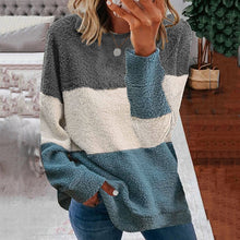 Load image into Gallery viewer, Women's Plush Stitching Warm Tops
