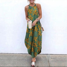 Load image into Gallery viewer, Sleeveless Floarl Printed Sling Dress
