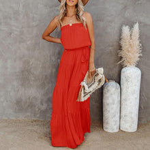 Load image into Gallery viewer, Sexy Off Shoulder Vacation Maxi Dress
