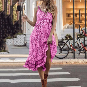 Sexy Bohemia Printed Maxi Dress