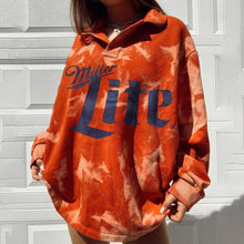 Load image into Gallery viewer, Loose Tie-dye Letter Sweatshirt
