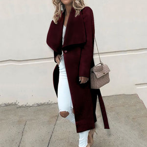 Fashion Casual Loose Fit Long Coat