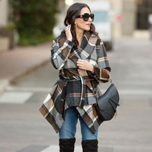 Load image into Gallery viewer, Lace Up Woolen Coat
