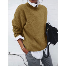 Load image into Gallery viewer, Long Sleeved Fake Two-Piece Sweater
