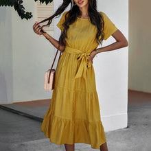 Load image into Gallery viewer, Simple Solid Color Dress
