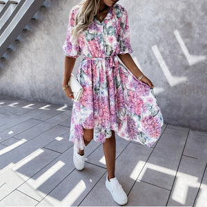 Fashion Floral Print Dress
