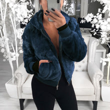Load image into Gallery viewer, Faux Fur Plush Jacket
