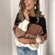 Load image into Gallery viewer, Round Neck Knitted Pullover Sweater
