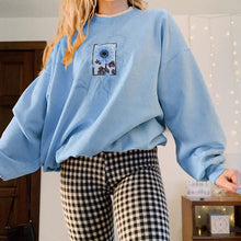 Load image into Gallery viewer, Cute Sunflower Printed Loose Sweatshirt
