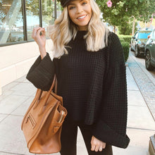 Load image into Gallery viewer, Solid Color Turtleneck Sweater
