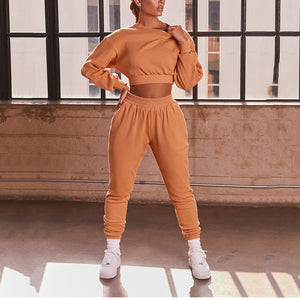 Casual Fashion Cozy Tops+Pants Set